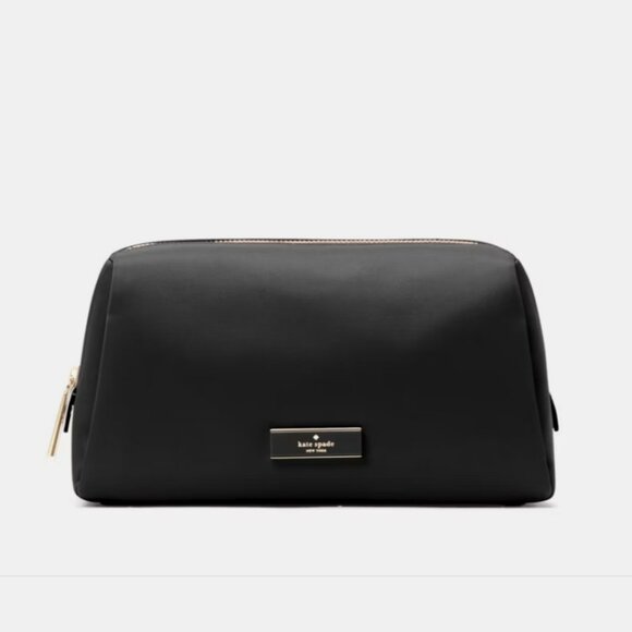 NWT Kate Spade 3pc. Carter Weekender Bundle - Black - Picture 8 of 11